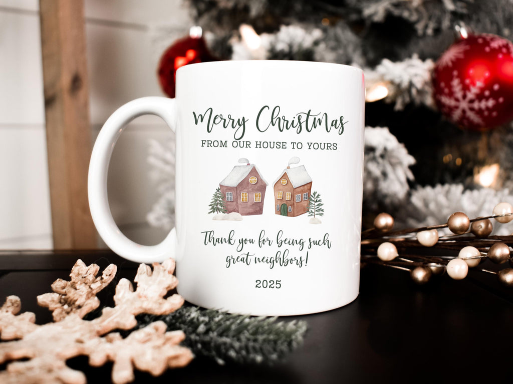 Best Neighbor Christmas Mug