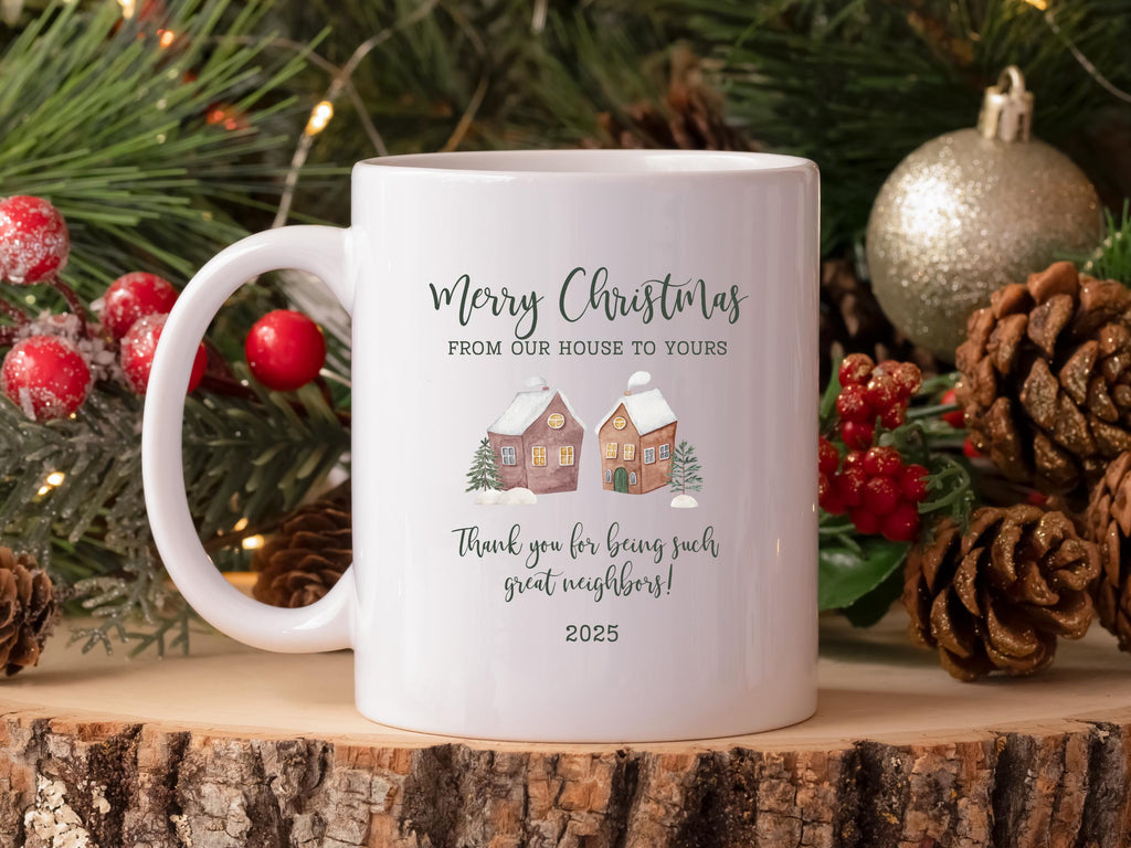 Best Neighbor Christmas Mug