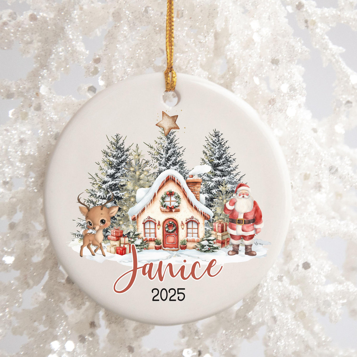 Personalized Christmas Ornament Personalized Gift Gift Ornament Custom Christmas Gift Merry Christmas Custom Name Gift Girl O