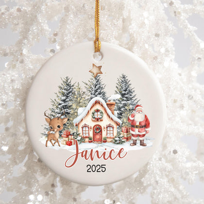 Personalized Christmas Ornament Personalized Gift Gift Ornament Custom Christmas Gift Merry Christmas Custom Name Gift Girl O
