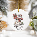 Personalized Christmas Ornament Personalized Gift Gift Ornament Custom Christmas Gift Merry Christmas Custom Name Gift Girl O