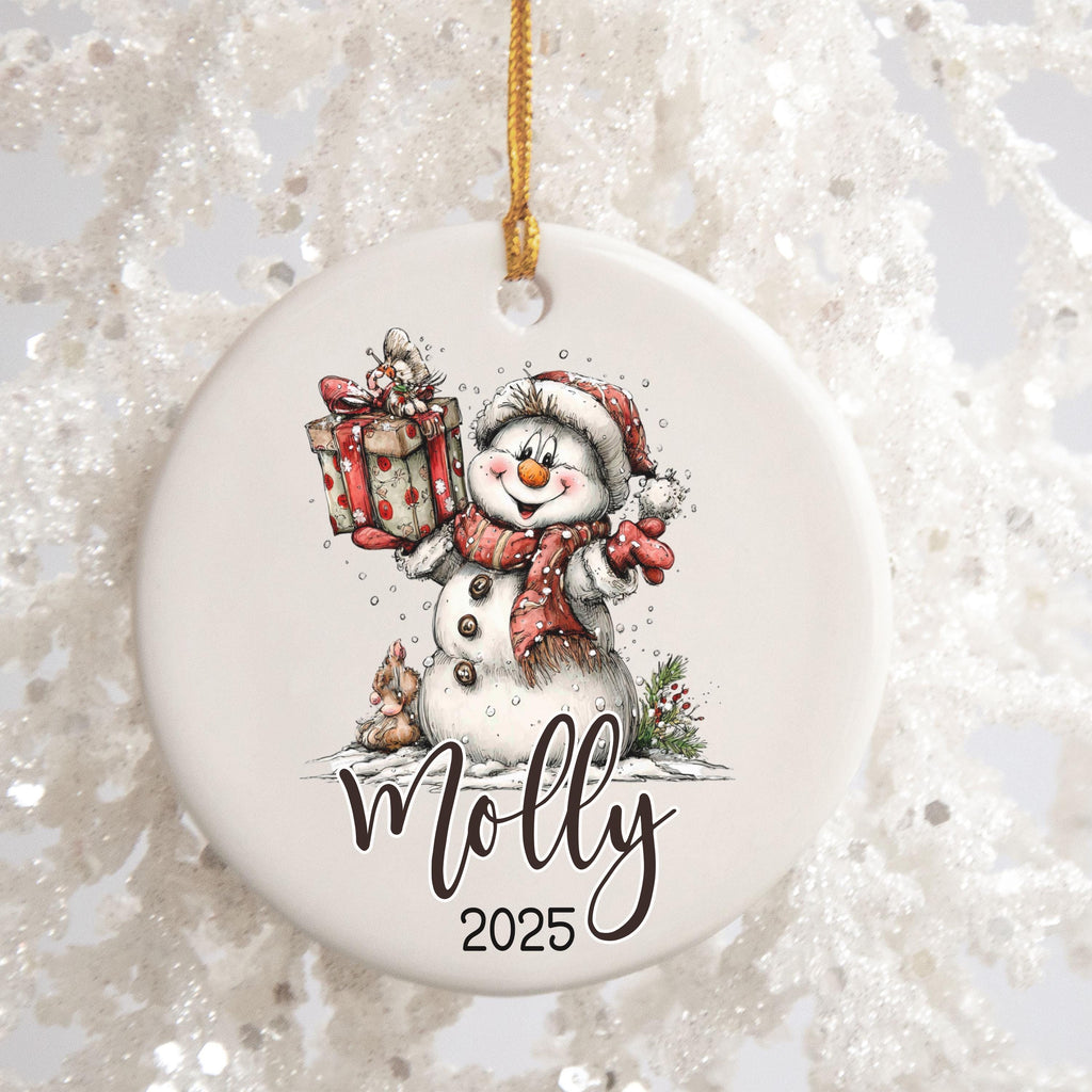 Personalized Christmas Ornament Personalized Gift Gift Ornament Custom Christmas Gift Merry Christmas Custom Name Gift Girl O