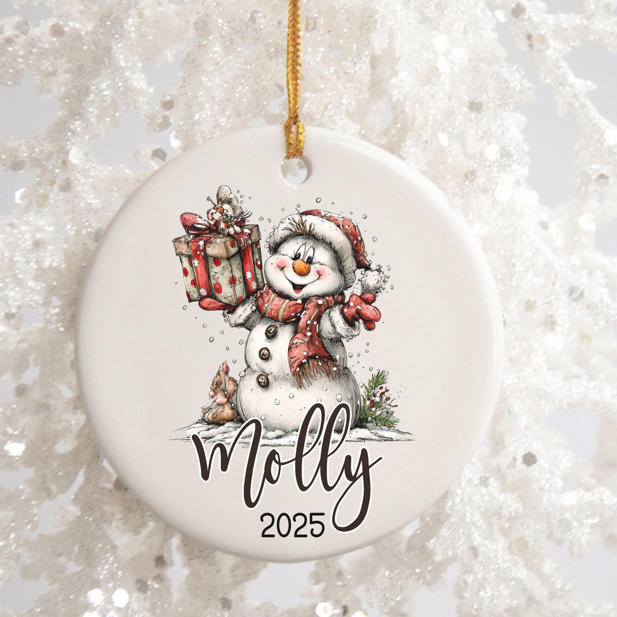 Personalized Christmas Ornament Personalized Gift Gift Ornament Custom Christmas Gift Merry Christmas Custom Name Gift Girl O