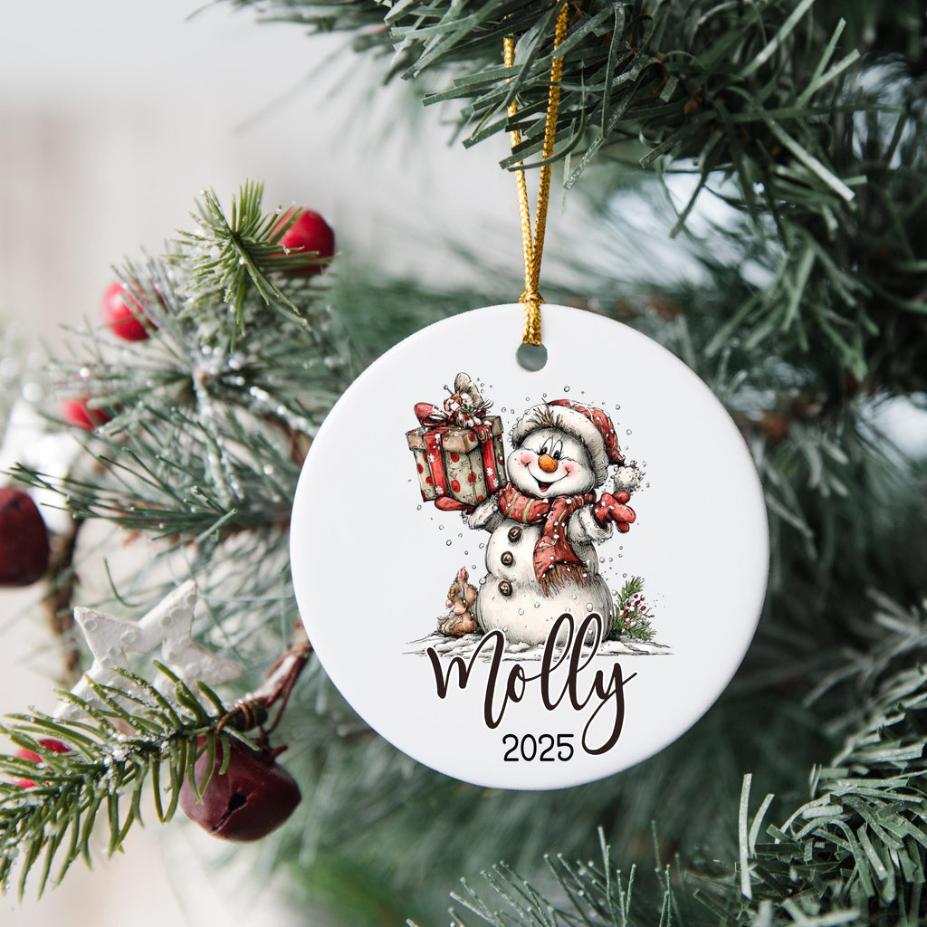 Personalized Christmas Ornament Personalized Gift Gift Ornament Custom Christmas Gift Merry Christmas Custom Name Gift Girl O