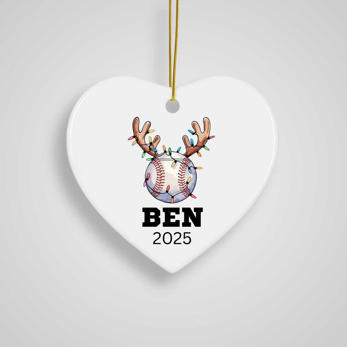 Personalized Baseball Christmas Ornament Custom Baseball Christmas Ornament Keepsake Gift Baseball Team Player Coach Stocking