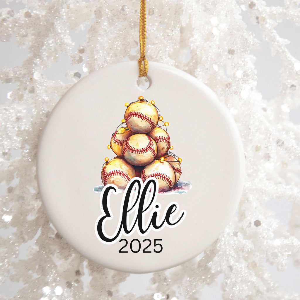 Softball Gifts for Girls Softball Team Gift Personalized Softball Christmas Ornament Girls Softball Gifts for Softball Player