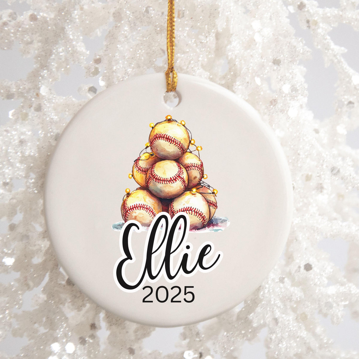 Softball Gifts for Girls Softball Team Gift Personalized Softball Christmas Ornament Girls Softball Gifts for Softball Player