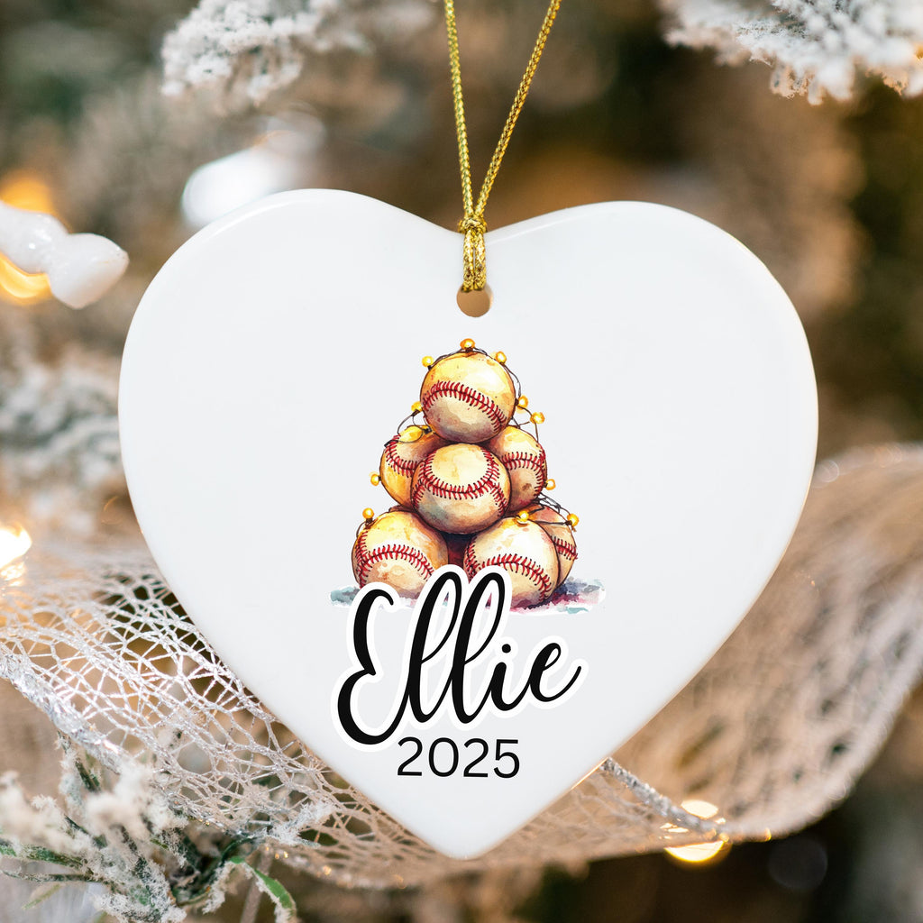Softball Gifts for Girls Softball Team Gift Personalized Softball Christmas Ornament Girls Softball Gifts for Softball Player
