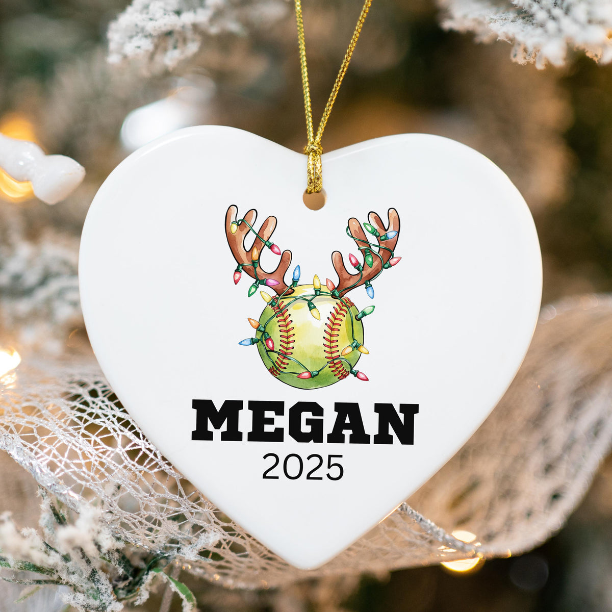 Softball Gifts for Girls Softball Team Gift Personalized Softball Christmas Ornament Girls Softball Gifts for Softball Player