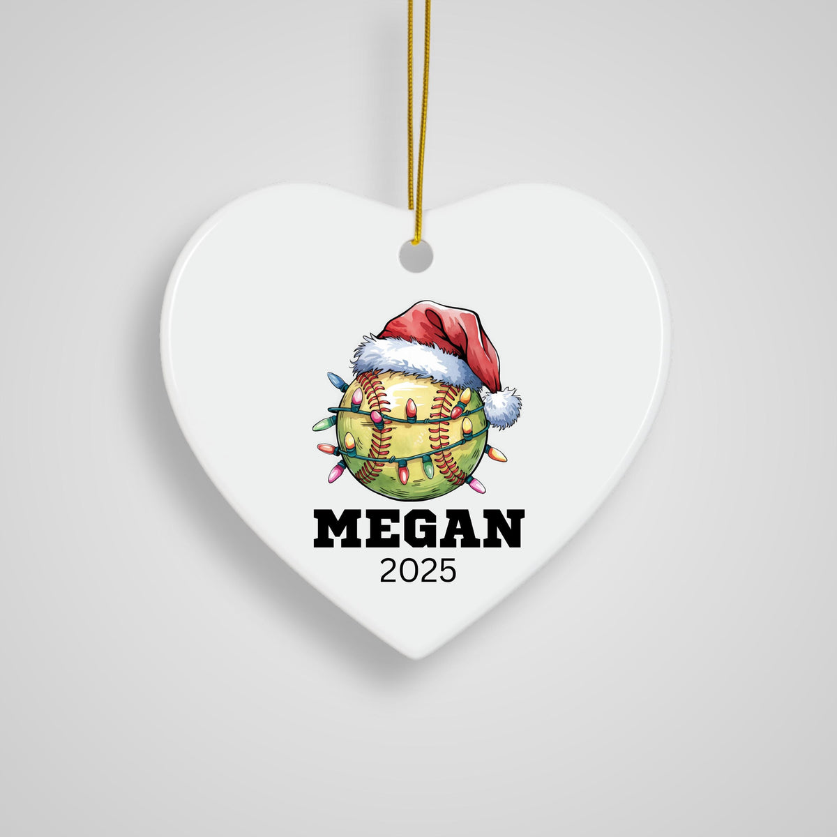 Softball Gifts for Girls Softball Team Gift Personalized Softball Christmas Ornament Girls Softball Gifts for Softball Player