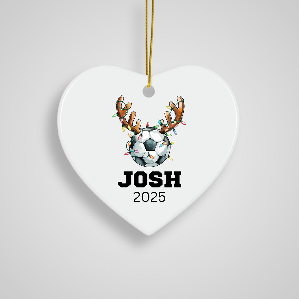 Personalized Soccer Christmas Ornament