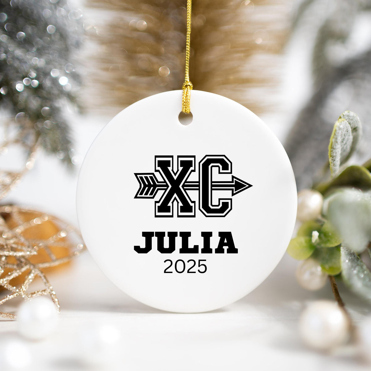Cross Country Ornament Cross Country Christmas Ornament Personalized Cross Country Ornament Christmas Ornament 2025 Cross Cou
