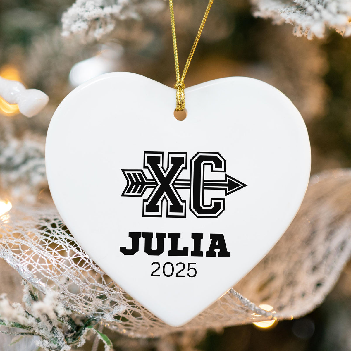 Cross Country Ornament Cross Country Christmas Ornament Personalized Cross Country Ornament Christmas Ornament 2025 Cross Cou