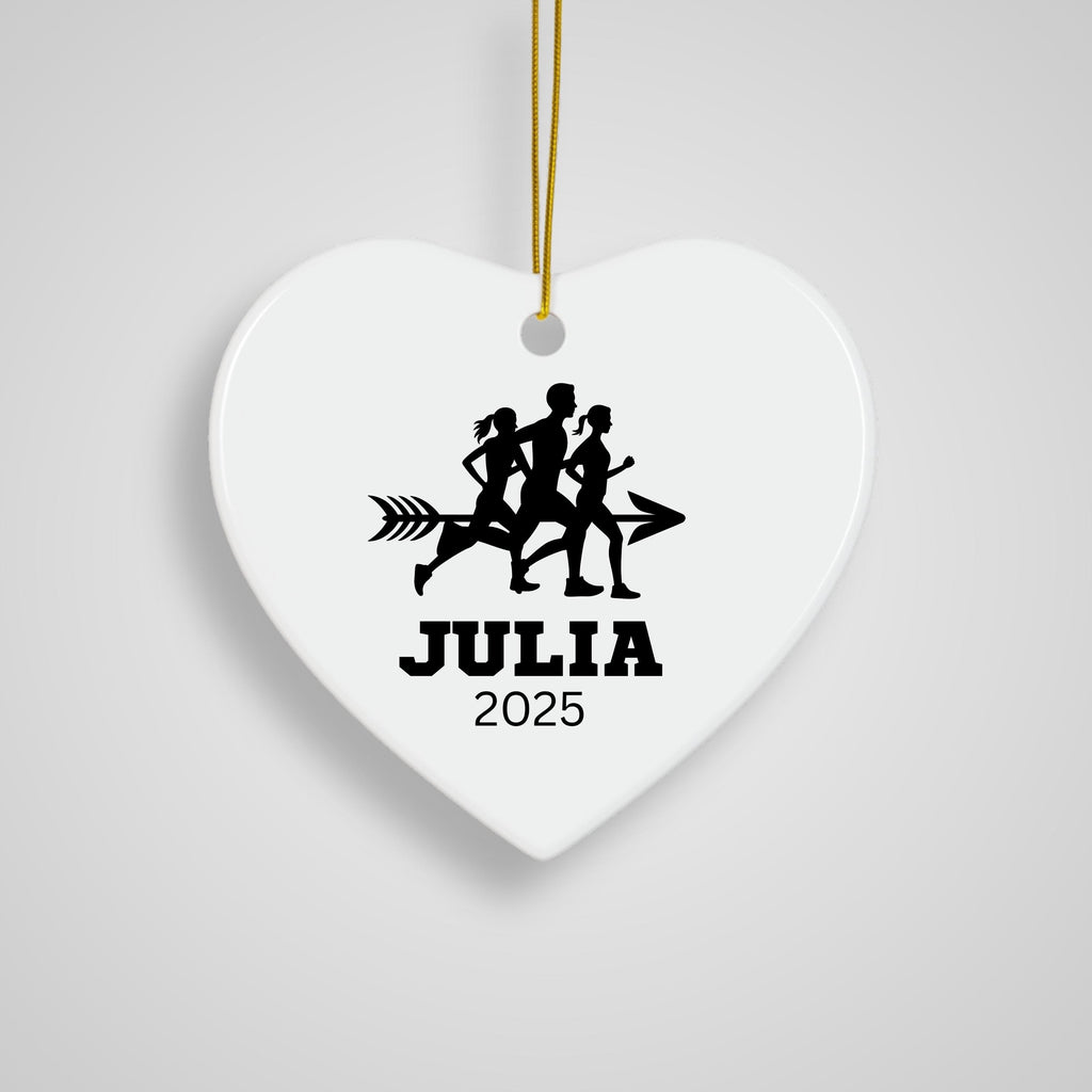 Personalized Cross Country Christmas Ornament