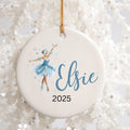 Girls Ballet Christmas Ornament Personalized Ballerina Ornament Custom Dance Ornament for Kids or Teens Gift for Dancer Balle