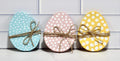 Wooden Easter Egg Easter Decor Tiered Tray Decor Pastel Eggs Pastel Easter Decor Polka Dot Spring Tiered Tray Decor Easter De