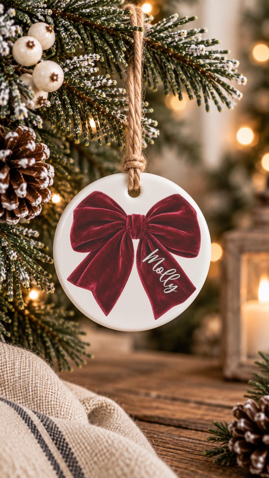 Custom Christmas Ornament Best Friend Gift Idea for Her Girls Night Gift Exchange Friendship Gift Bestie custom gift for frie