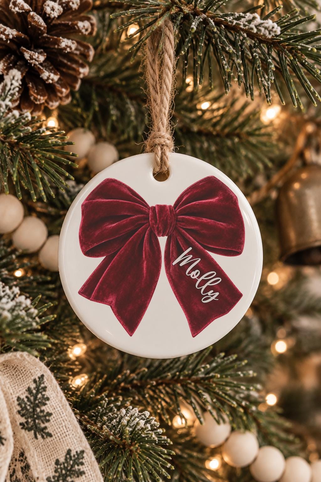 Personalized Teen Girl Ornament Trendy Teen Gift Idea Christmas Ornament Teenager Stocking Stuffer Idea Friend Gift Teen Girl