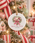 Personalized First Christmas Married Ornament