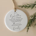 Personalized Godmother Wedding Day Keepsake Ornament