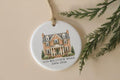 Personalized Watercolor House Moving Away Ornament