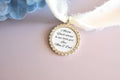 Wedding Day Bouquet Charm Gift for Daughter