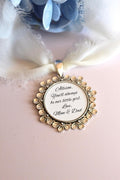 Wedding Day Keepsake Bouquet Charm for Daughter